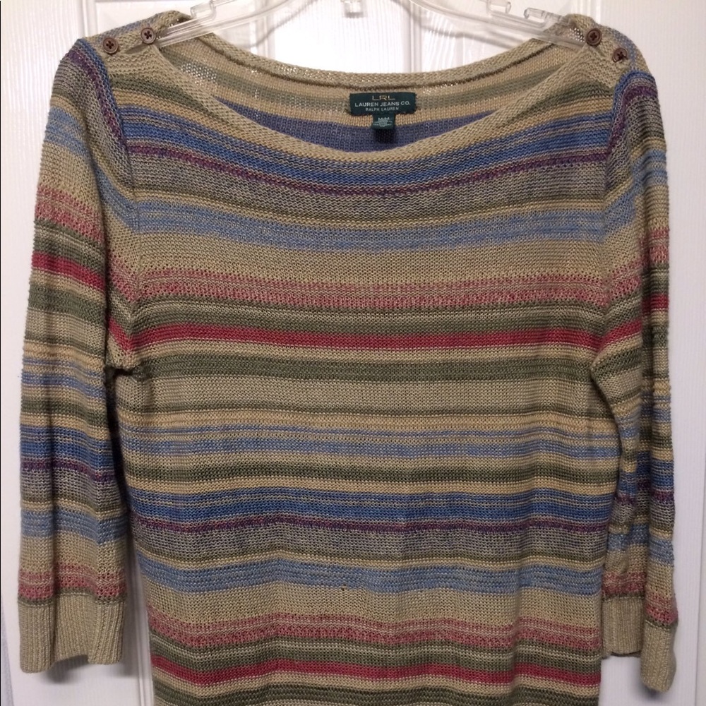 Ralph Lauren Striped Knit Sweater